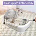 PINVNBY Cat Litter Scooper, Long Handle Litter Sifter Scoop - Image 3