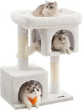 Feandrea Cat Tree, 33.1-Inch Cat Tower, Plush Condo by FeandreabySONGMICSHOME