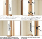 Retractable Dog Gate for Front Door 35.4" Wide 30.7" Tall Automatic Retractable - Image 6