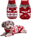 Vehomy Dog Christmas Sweaters Pet Winter Knitwear Xmas Clothes Classic Warm by Vehomy