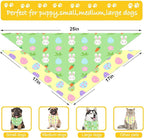 Easter Dog Bandana, 2 Pack Adjustable Holiday Party Birthday Pets Rabbit Easter - Image 7