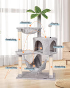 KIYUMI Cat Tree Cat Tower Condo - Image 2