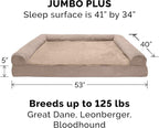 Furhaven Orthopedic Dog Bed for Large Dogs w/ Removable Bolsters & Washable - Image 2