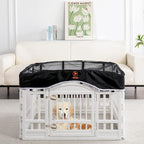 PJYuCien Dog Playpen Mesh Top Cover, Fits 36 Inch 4 Panels Regular Square - Image 8