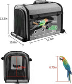 Sanmoncare Bird Carrier Bag Cockatiel Travel Cage - Image 6