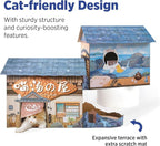 SMILE PAWS Cat Beds for Indoor Cats, Cardboard Cat House - Image 5