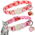 Cat Collar, 2 Pack Cat Collars Breakaway by DOGWONG