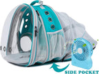 halinfer Portable Mini Fan for Cat Backpack Carrier, USB Rechargeable Battery - Image 4