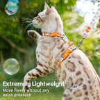 Dooradar Cat Harness and Leash, Escape Proof Adjustable Kitten Vest, - Image 3