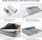 BFPETHOME Orthopedic Dog Beds for Extra Large Dogs, Waterproof Sofa XXL Pet Bed - Image 5