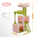 PAWZ Road Large Cat Tree, 41 Inches Multi-Level Cat Tower - Image 2