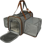Mr. Peanut's Gold Series Double Expandable Pet Carrier by MrPeanuts