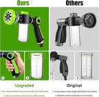 Dog Washing Hose Attachment, 8-in-1 Sprayer Mode Garden Hose Nozzle - Image 6