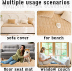 Sofa Cover Fuzzy Couch Cover for Pet, Couch Covers for Dogs Washable Non-Slip - Image 5