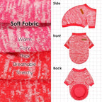 2 Pcs Dog Sweaters for Small Dogs Girl Boy Winter Fleece Clothes Warm Soft Dog - Image 4