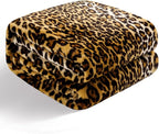 Bnuitland Leopard Print Fleece Flannel Throw Blanket, 300 GSM Double Sided - Image 7