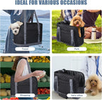 Dog Purse Carrier for Small Dogs, Soft Sided Pet Carrier - Image 8