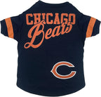 Pets First NFL Chicago Bears T-Shirt by PETSFIRST