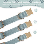 TDTOK Stylish Leather Dog Collar, Comfortable Soft PU Leather Dog Collars - Image 2
