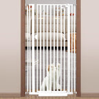 71“ Extra Tall Cat Gate for Doorway：29.4-33.4” Wide Pet Gate, Auto Close/One by Mudanku