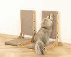 Zakkart 2-Pack Cat Scratching Board, 19.7'' Tall Cardboard L Shape Vertical Cat - Image 6