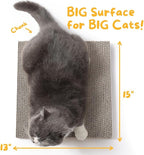 Hide & Scratch Cat Scratcher Pad – 2 Pack | Double-Sided Cardboard Refills - Image 2