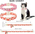Cat Collar, Sweet Heart Kitten Collars Pink Hearts - Image 6