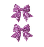 3-inch Sequined Bow Hair Clips For Baby Girls, Kids and Young Women Birthday by Koolgil