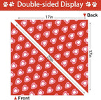 Valentine's Day Dog Bandana, 2 Pack Adjustable Holiday Party Birthday Pets - Image 4