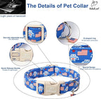 4th of July Dog Collar, Robot Star-Spangled Patriotic Dog Collars - Image 4