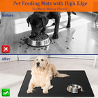 40"x30" XXL Silicone Dog Feeding Mat, 1.5MM Extra Thick Dog Bowl Mat - Image 3
