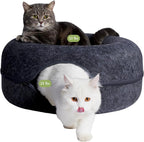 CATTASAURUS Peekaboo Cat Cave for Multiple & Large Cats Up to 30-45 Lbs by Cattasaurus