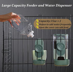 Kenond 35oz Hanging Automatic Pet Food Water Dispenser, Auto Gravity Pet Feeder - Image 3