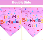 hoyuwak Dog Birthday Party Supplies Girl Boy Dog Birthday Bandana Bow Hat - Image 3