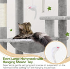 Globlazer Heavy Duty Cat Tree, 70 inch Sturdy Cat Tree - Image 3