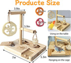 Bird Foraging Toys Parrot Enrichment Puzzle Toy Bird Playground Exploring - Image 2