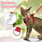 Cat Harness and Leash Set for Walking Escape Proof, Soft Adjustable Kitten - Image 6