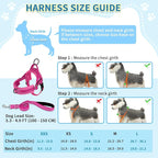 SlowTon No Pull Small Dog Harness and Leash Set, Puppy Soft Vest Harness Neck & - Image 5