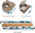 PEEKAB Cat Scratcher Cardboard Reversible Cat cat Scratch Pad Kitty Corrugated - Image 2