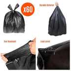 Dog Pooper Scooper, Long Handle Tray & Rake, 60 Waste Bags, Dog Waste Large Bin - Image 6