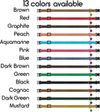 Muromto Breakaway Cat Collar Leather Soft Adjustable Pet Kitten Collars - Image 3