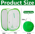 16" x 16" x 24" Pop Up Garden Mesh Plant Cover, Plant Protectors Mesh Plant - Image 2