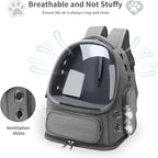 Cat Backpack Carrier for Cats and Small Dogs, Breathable Cat Bubble Backpack - Image 2