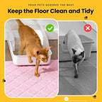 Cat Litter Mat Litter Trapping Mat, Less Waste Cat Litter Box Mat - Image 4