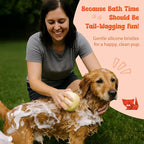 HamInWay Dog Bath Brush, 2-in-1 Dog Brush - Image 3