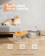 Cat Water Fountain Stainless Steel: Cat Fountain - Image 2