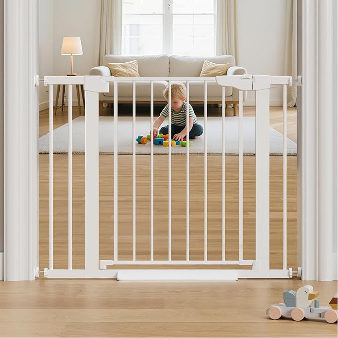Cumbor 29.7-40.6" Baby Gate for Stairs, Mom's Choice Awards Winner-Dog Gate for by Cumbor