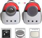 Front Expandable Cat Backpack Carrier, Fit up to 20 lbs, Space Capsule - Image 3