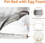 Amazon Basics Dog Bed with Cooling Gel Memory Foam, Pressure-Relief Support - Image 4