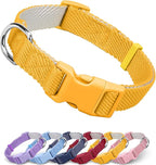 Dynmeow Soft and Breathable Cotton Dog Collar, Durable Adjustable Heavy-Duty by Dynmeow